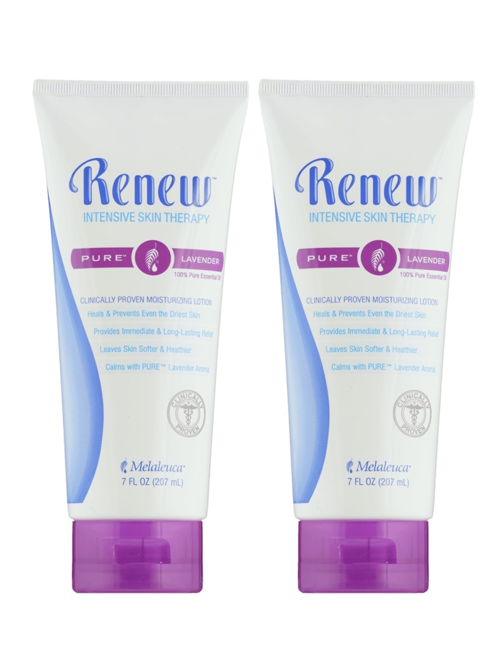Melaleuca Renew Lotion - Pure Lavender 2 tubes 7 fl oz new & sealed